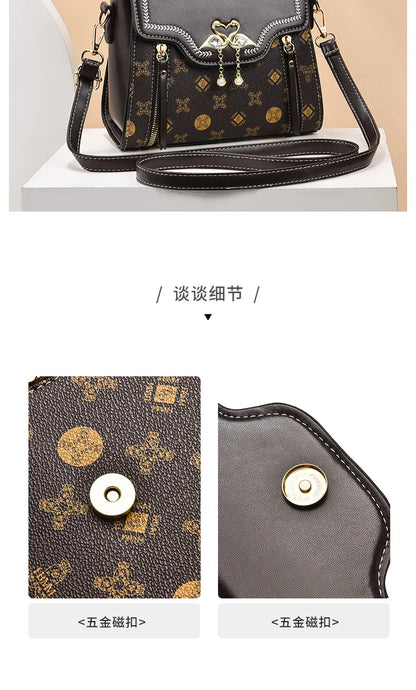 Elegant Designer Shoulder Bag for Women 2026 – Luxury Square Fashion Handbag