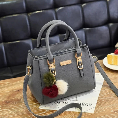 Luxury Women's Shoulder Bag – Embroidered Large Capacity Tote with Tassel
