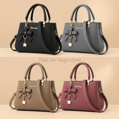 Elegant Korean Bow Bag for Women – Large Capacity Shoulder & Messenger Bag