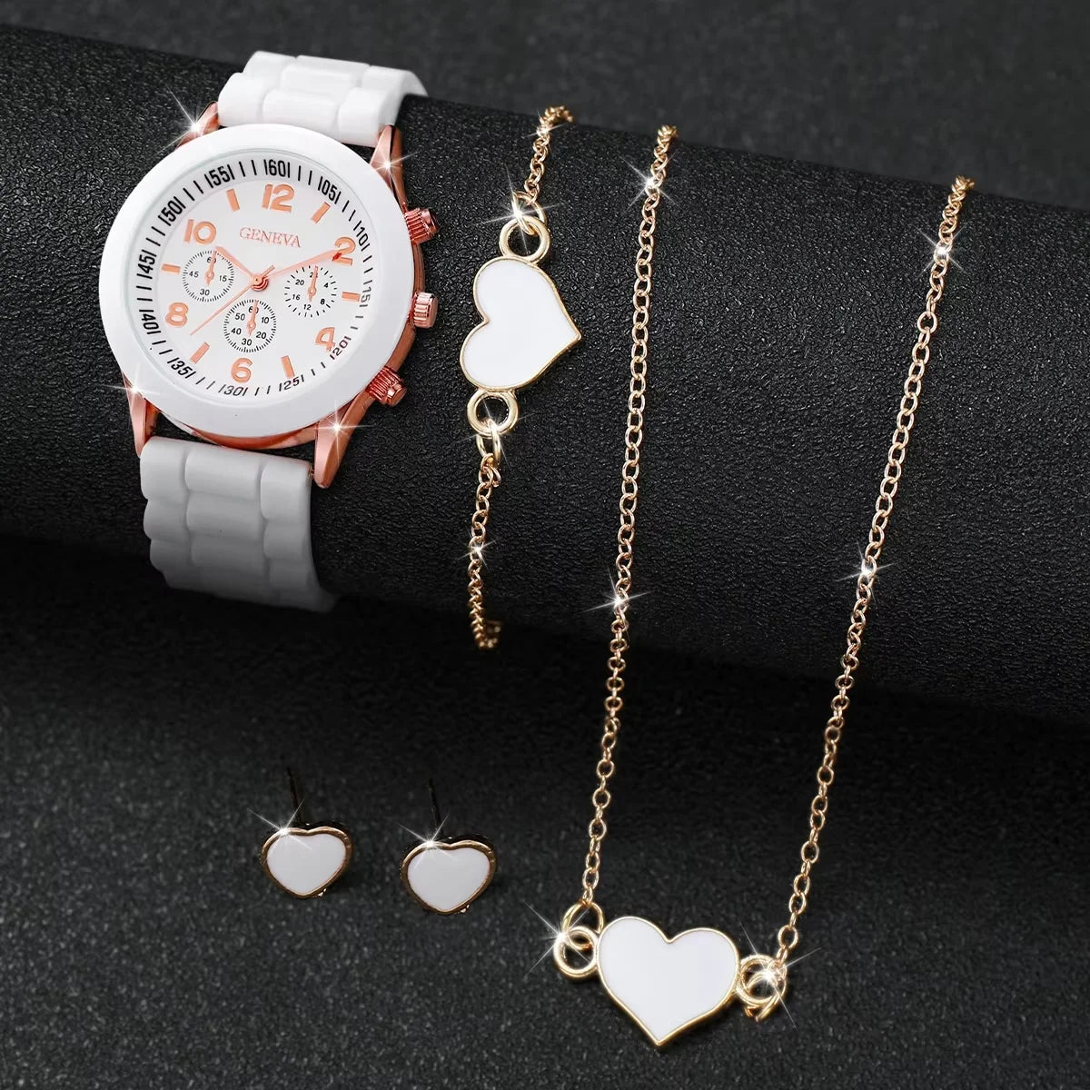 Noverlla™ Elegant 6-Piece Watch & Jewelry Set – The Perfect Gift for Her ✨